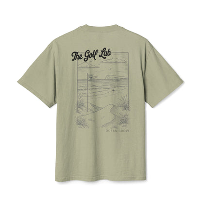 Golf Lab Beachside Tee — 'The Golf Lab' Minimal Coastal Golf T-Shirt