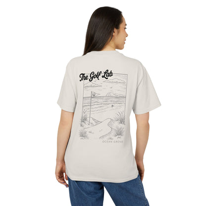 Golf Lab Beachside Tee — 'The Golf Lab' Minimal Coastal Golf T-Shirt