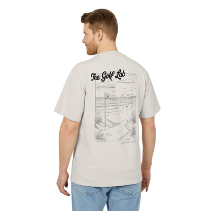 Golf Lab Beachside Tee — 'The Golf Lab' Minimal Coastal Golf T-Shirt