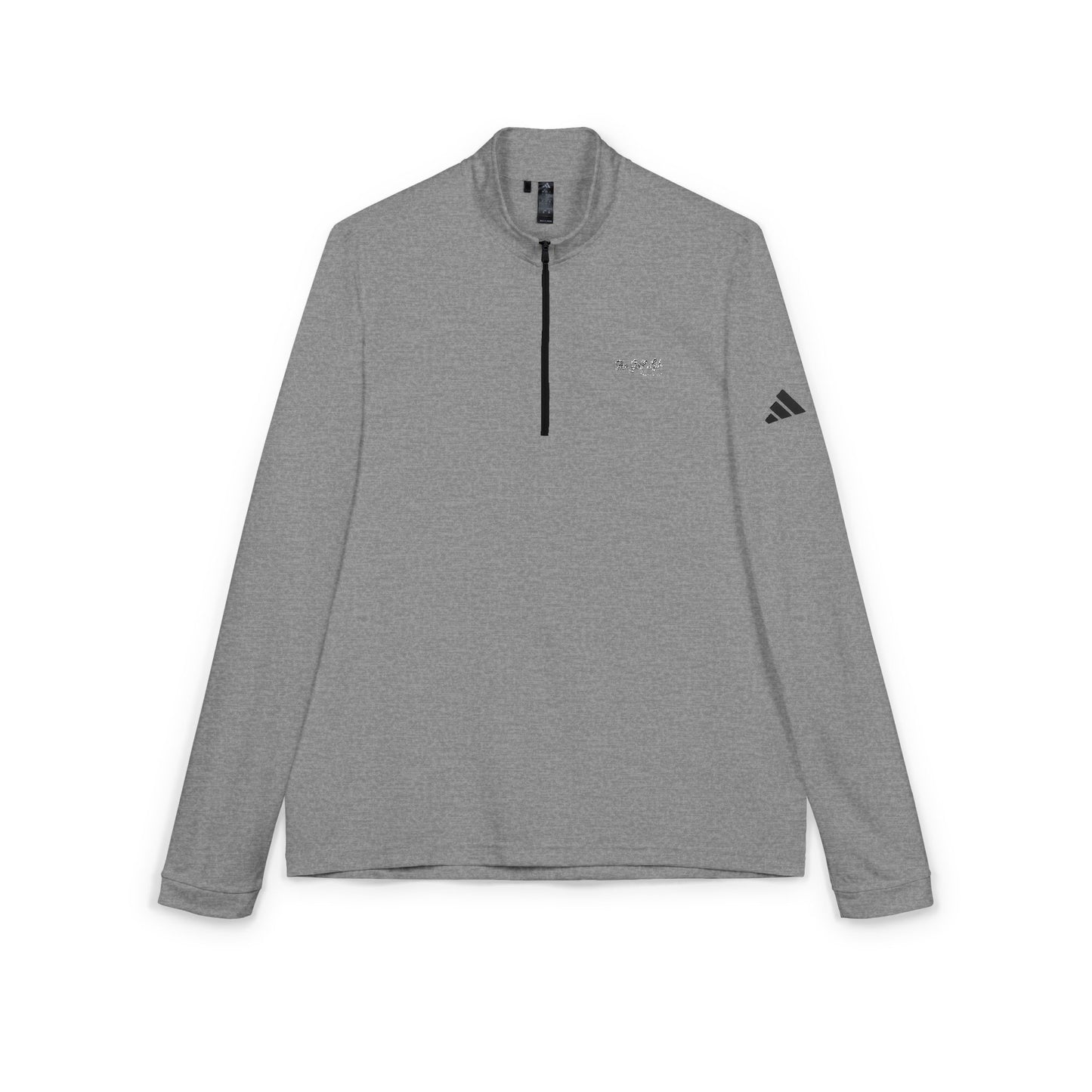 Quarter-Zip Pullover — Embroidered Athletic Mock Neck