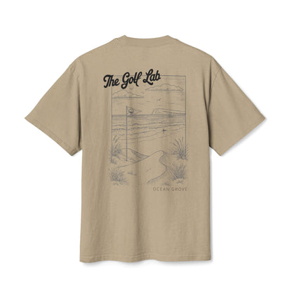 Golf Lab Beachside Tee — 'The Golf Lab' Minimal Coastal Golf T-Shirt