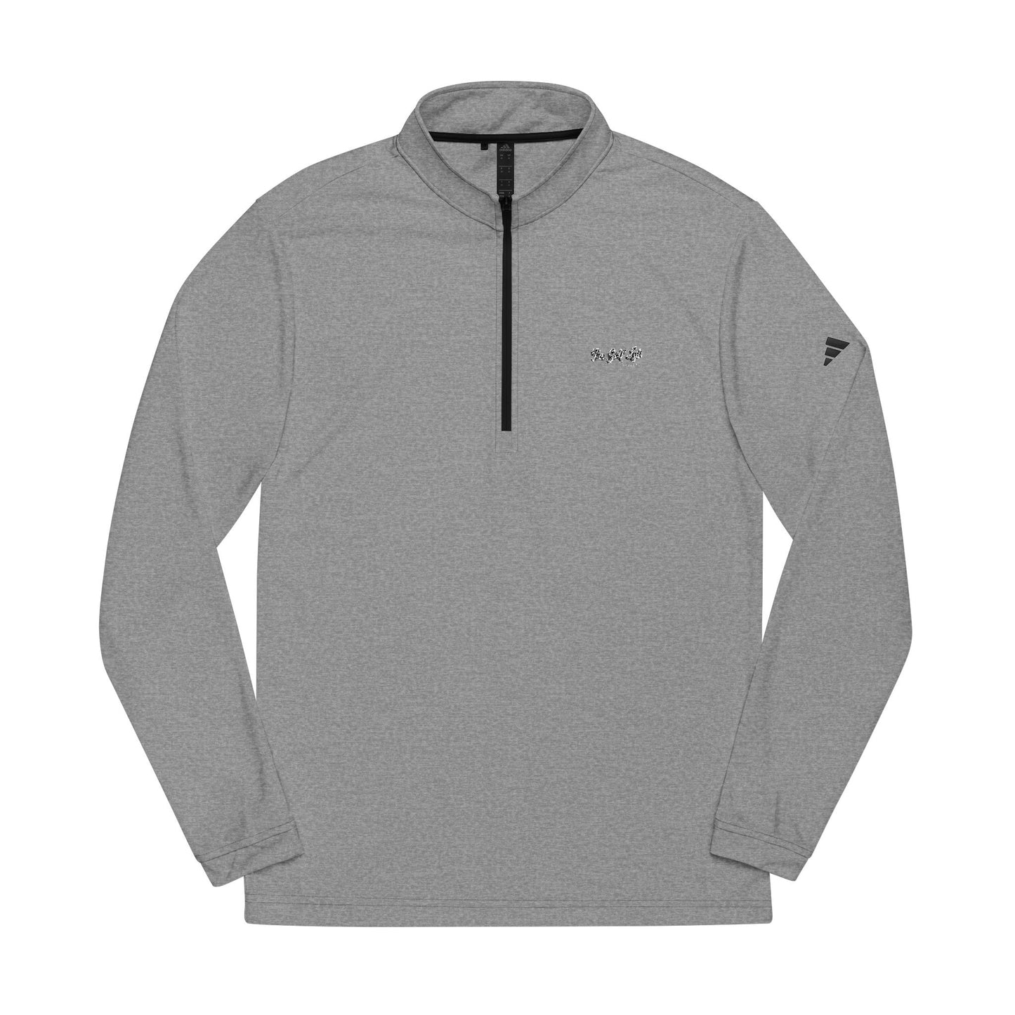 Quarter-Zip Pullover — Embroidered Athletic Mock Neck